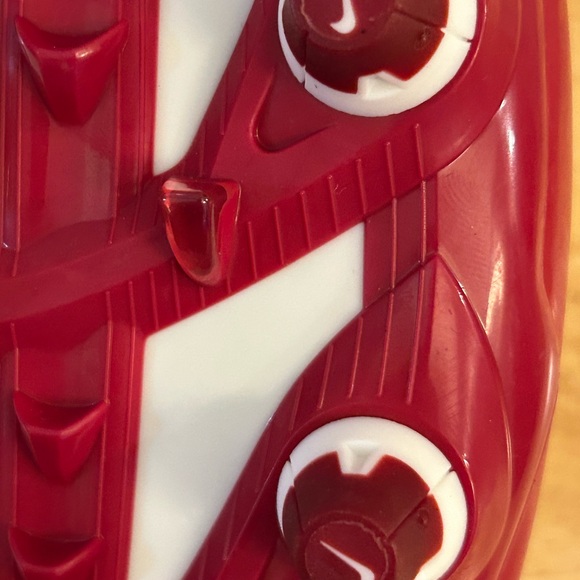 Nike Lunar Super Speed  Pro TD 3/4 football cleats Red and White - Picture 12 of 14